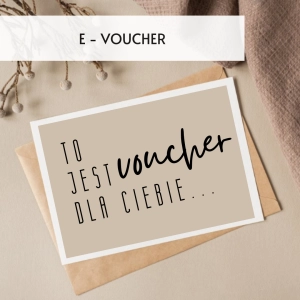 E - VOUCHER od 50 - 500 zł